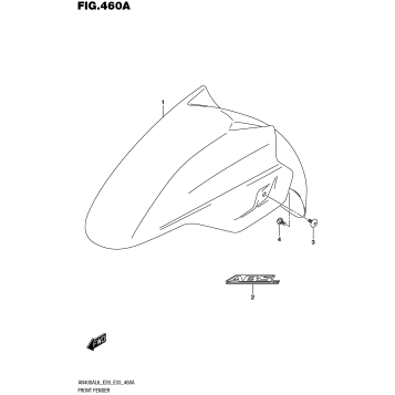 FRONT FENDER (AN400AL6 E33)