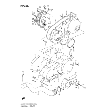 CRANKCASE COVER (MODEL K9)