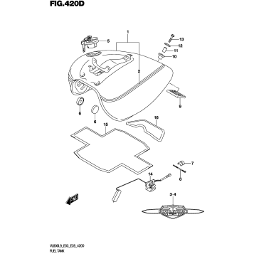 FUEL TANK (VL800TL9 E03)