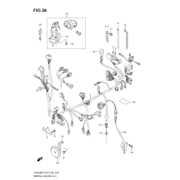 WIRING HARNESS (SV650K3/K4)