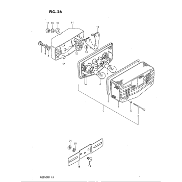 REAR COMBINATION LAMP