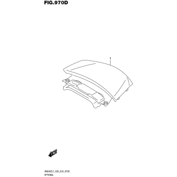 OPTIONAL (COVER SET PILLION RIDER)