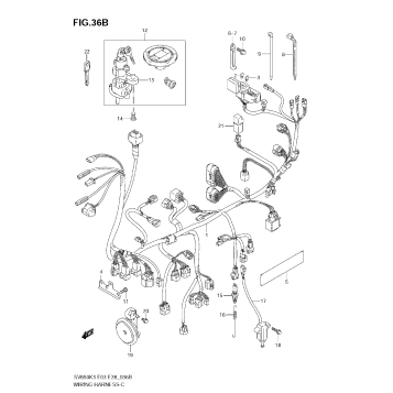 WIRING HARNESS (SV650K7)