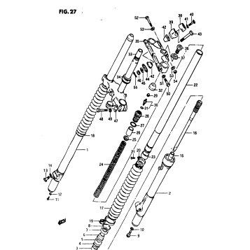FRONT FORK (MODEL Z)