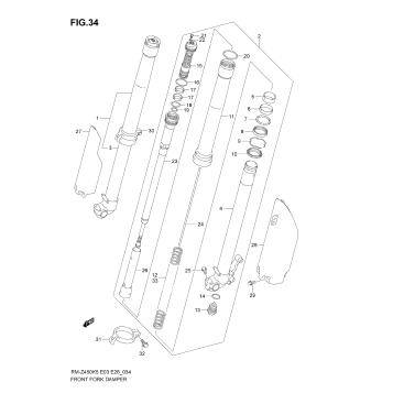 FRONT DAMPER (MODEL K5)