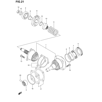 SECONDARY DRIVE GEAR