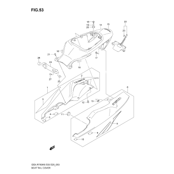 SEAT TAIL COVER (MODEL K6)