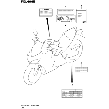 LABEL (GSX-S1000FAL8 E33)