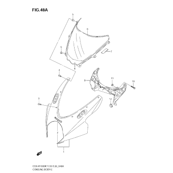 COWLING BODY (MODEL K8)