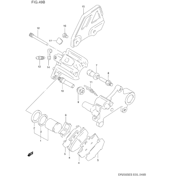 REAR CALIPER (MODEL R/S)
