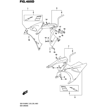 SIDE COWLING (GSX-R1000RZL7 E03)