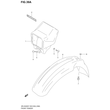 FRONT FENDER (MODEL K1)