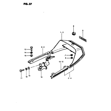 SEAT TAIL COVER (GS1100EX)