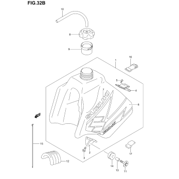 FUEL TANK (MODEL K3)