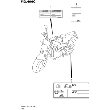 LABEL (SV650AL7 E28)