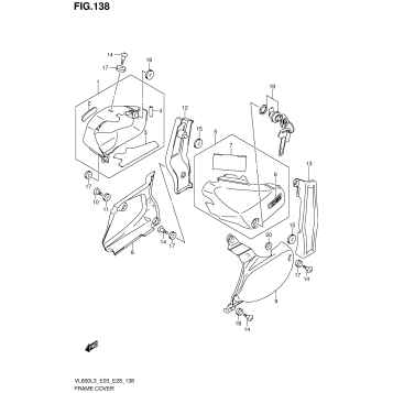 FRAME COVER (VL800TL3 E03)