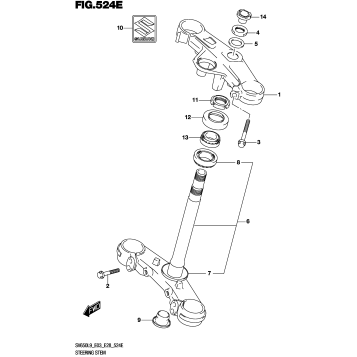 STEERING STEM (SV650XAL9 E28)
