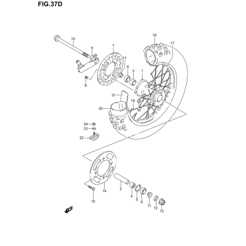 REAR WHEEL (RM85K5/K6)
