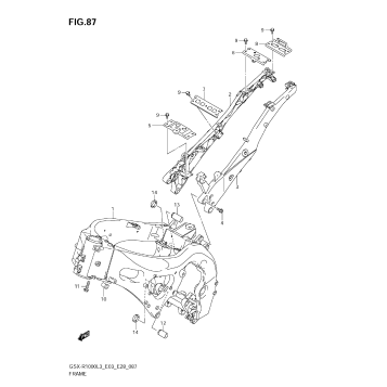 FRAME (GSX-R1000L3 E28)