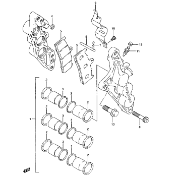 FRONT CALIPERS (MODEL R)