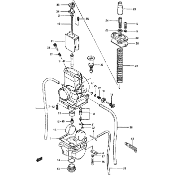 CARBURETOR (MODEL K/L/M/N/P/R/S)