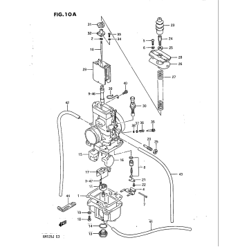 CARBURETOR (MODEL H E.NO.106551-)