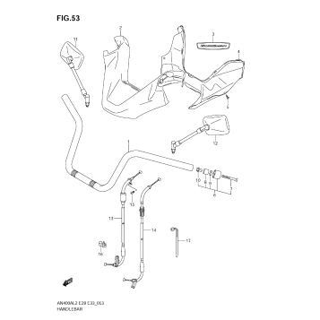 HANDLEBAR (AN400A L2 E33)