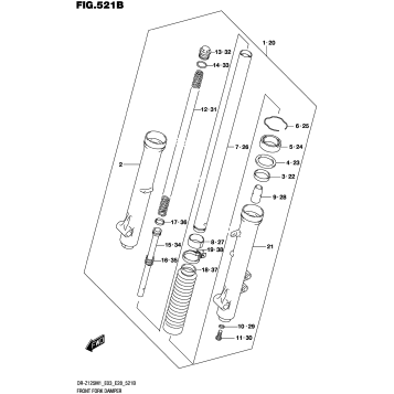 FRONT FORK DAMPER (DR-Z125L:E03)