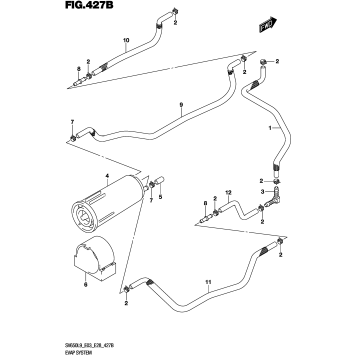 EVAP SYSTEM (SV650AL9 E33)