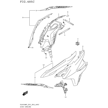 SIDE COWLING (DL650AM3E33)