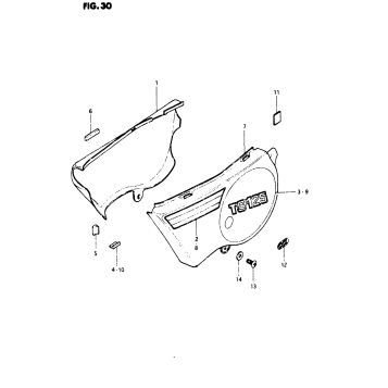 FRAME COVER (TS125X)