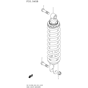 REAR SHOCK ABSORBER (DR-Z125L)