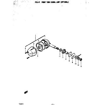 FRONT TURN SIGNAL LAMP (OPTIONAL)
