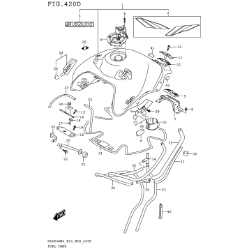 FUEL TANK (DL650XAM4 E03)