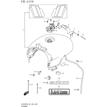 FUEL TANK (GSX800TTRQB)