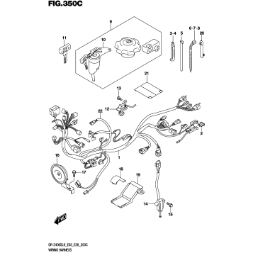 WIRING HARNESS (DR-Z400SL9 E33)