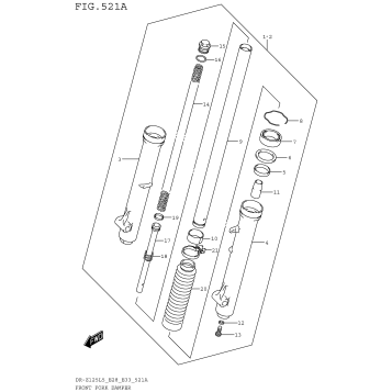 FRONT FORK DAMPER (DR-Z125L5 E28)