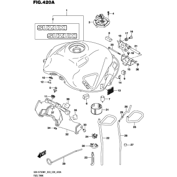 FUEL TANK (GSX-S750,GSX-S750A:E03,E28)