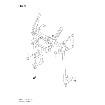 LEG SHIELD BRACE (AN650 L1 E3)