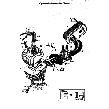 CYLINDER CARBURETOR - AIR CLEANER