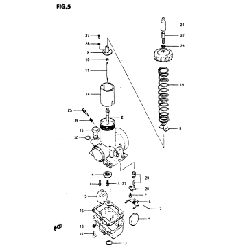 CARBURETOR (MODEL X)