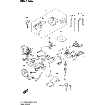 WIRING HARNESS (DR-Z400S:E03,E28)