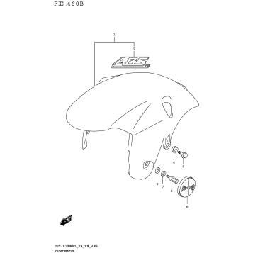 FRONT FENDER (GSX-R1000RZA)