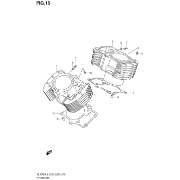 CYLINDER (VL1500L4 E28)