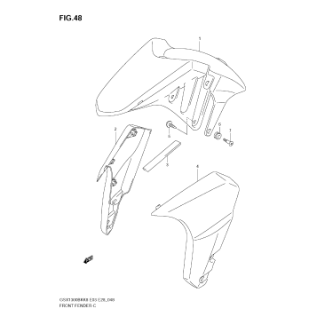 FRONT FENDER (WITHOUT ABS)