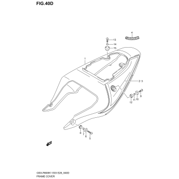 FRAME COVER (GSX-R600ZK3)