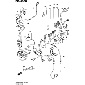 WIRING HARNESS (DL1000AL8 E28)