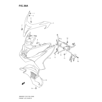 FRONT LEG SHIELD (MODEL K9)