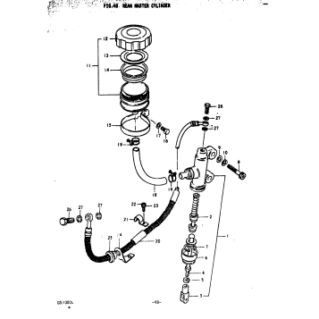 REAR MASTER CYLINDER