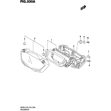 SPEEDOMETER (SV650L9 E03)